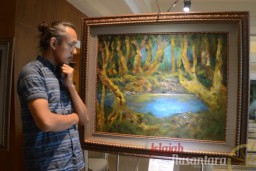 Dibalik Keindahan Karya Lukisan Edy Sanjaya Ada Kedamaian Jiwa