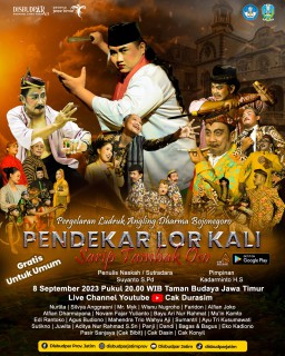Pentas Ludruk Angling Dharma Usung Lakon Pendekar Lor Kali, Ini Ceritanya