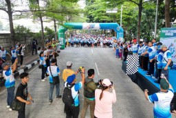Ratusan Peserta Fun Run Meriahkan Puncak AAUI Cup 2024