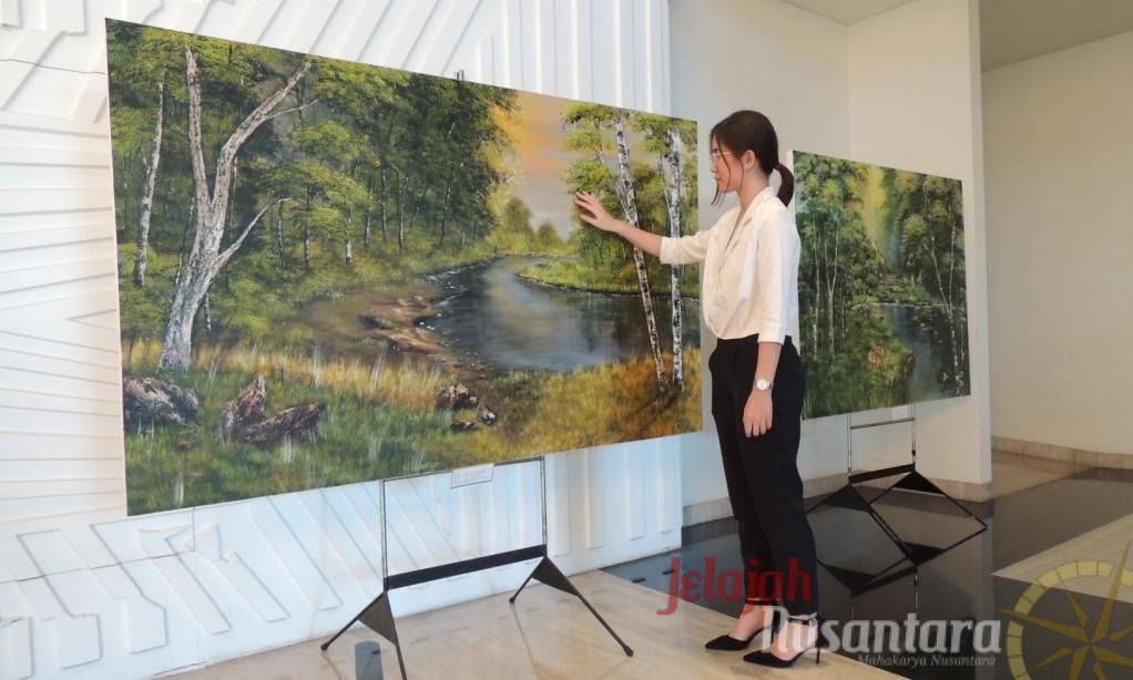 Nuansa Alam dan Keindahan Warnai Pameran Tunggal Milik “Pak De”