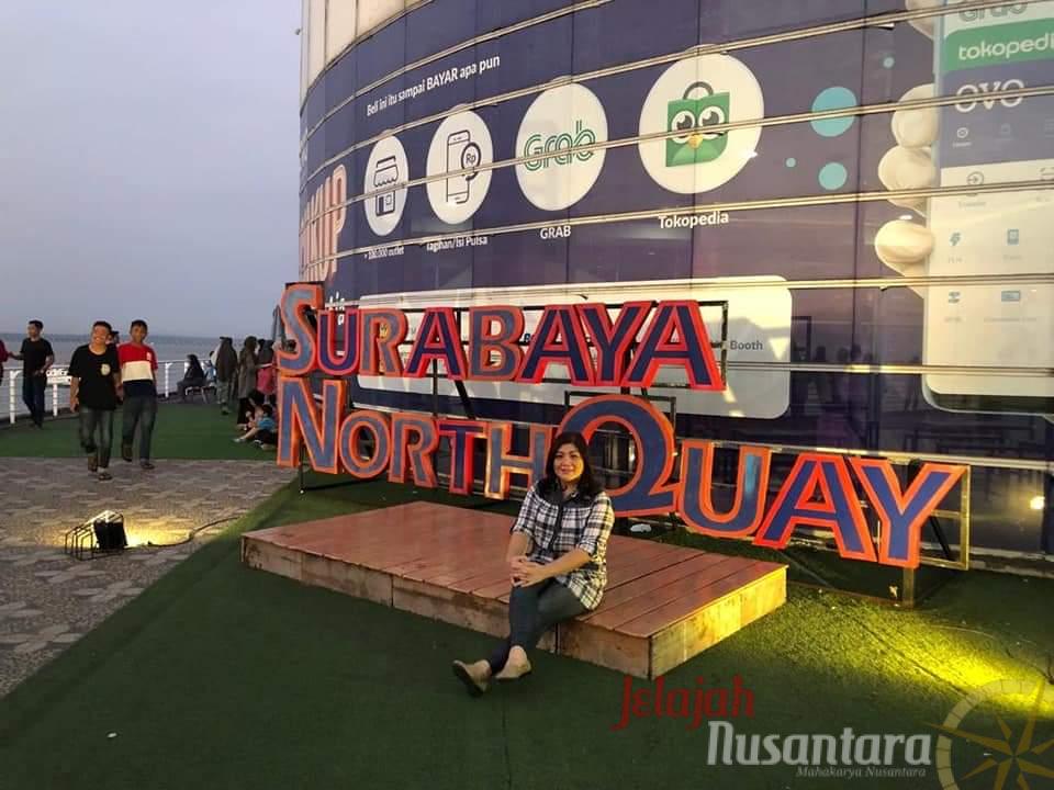 Menikmati Sunset di Surabaya North Quay
