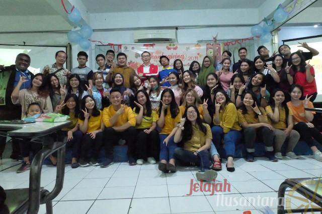 Mensyukuri Berkat Tuhan, Mahasiswa Widyakartika Surabaya Gelar Peringatan Thanksgiving