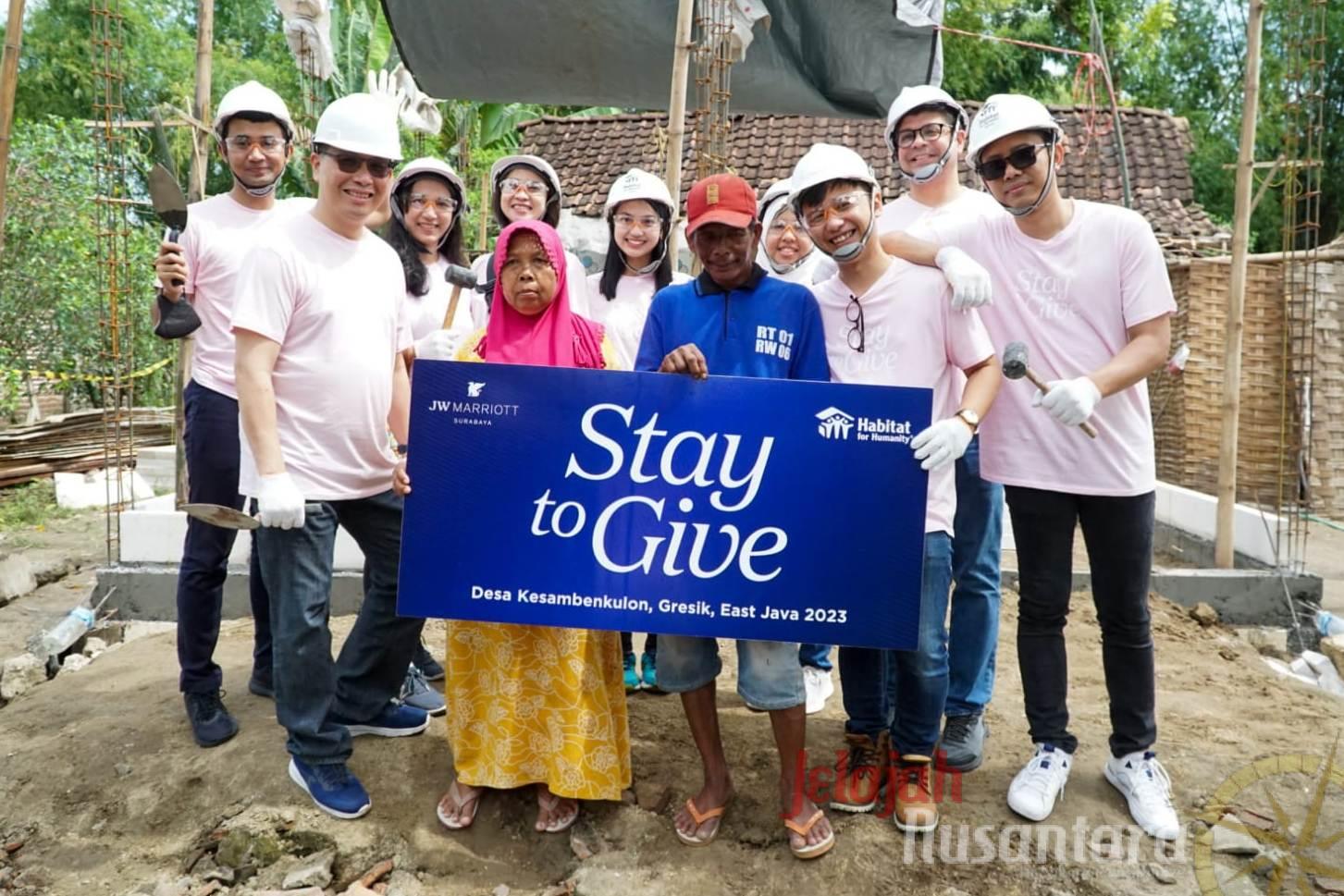 JW Marriott Hotel Wujudkan Impian Warga Kurang Mampu Miliki Rumah Layak Huni