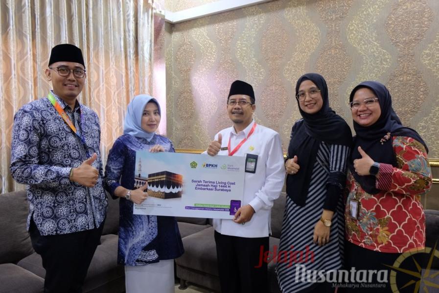Dana “Living Cost” Bank Muamalat Siap Dukung Ibadah Haji Embarkasi Surabaya