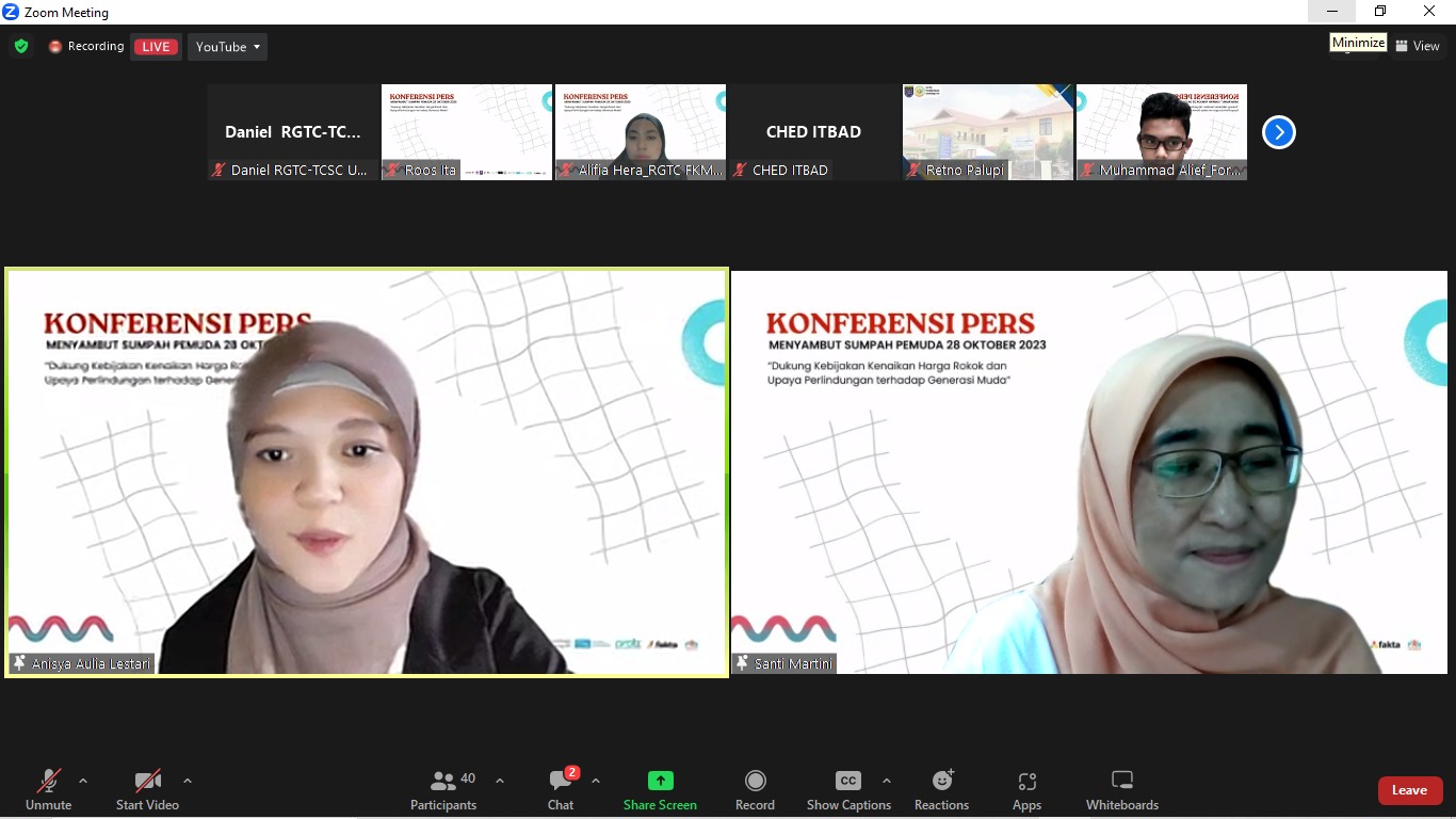 FKM Unair Dukung Program “Kampus Sehat” Guna Wujudkan Generasi Emas