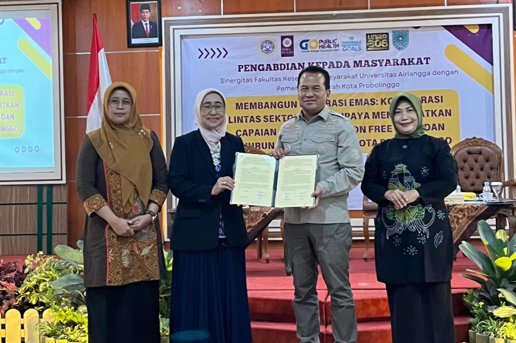 STOPS BABS dan Stunting, FKM UNAIR Pererat Sinergitas Bersama Pemda Kota Probolinggo
