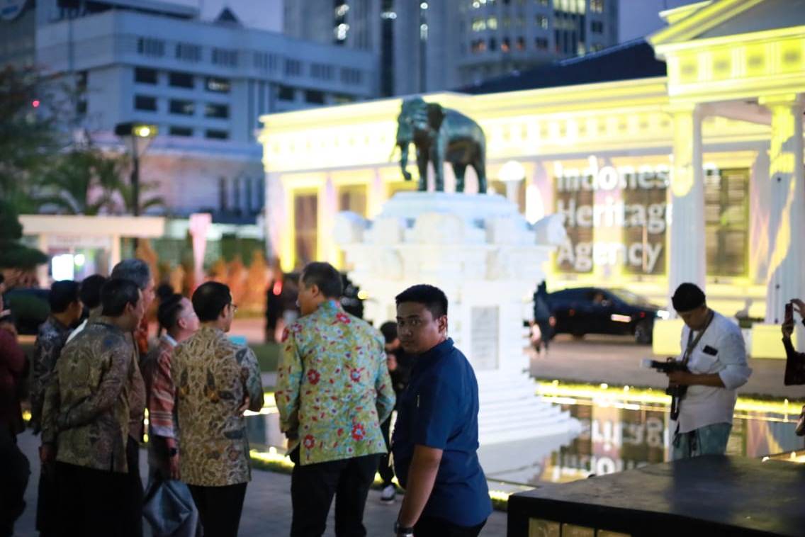 Teknologi Video Mapping LZY Visual Memukau Pengunjung Museum Nasional Indonesia